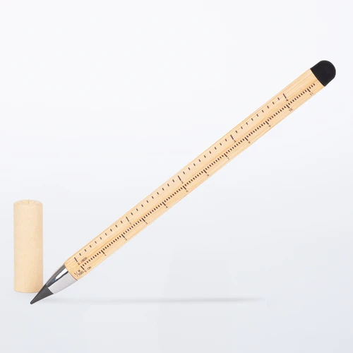Lápiz de Bamboo con punta Tungsteno, Puntero Touch-Screen y regla de medir