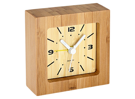 Reloj Despertador de Bamboo