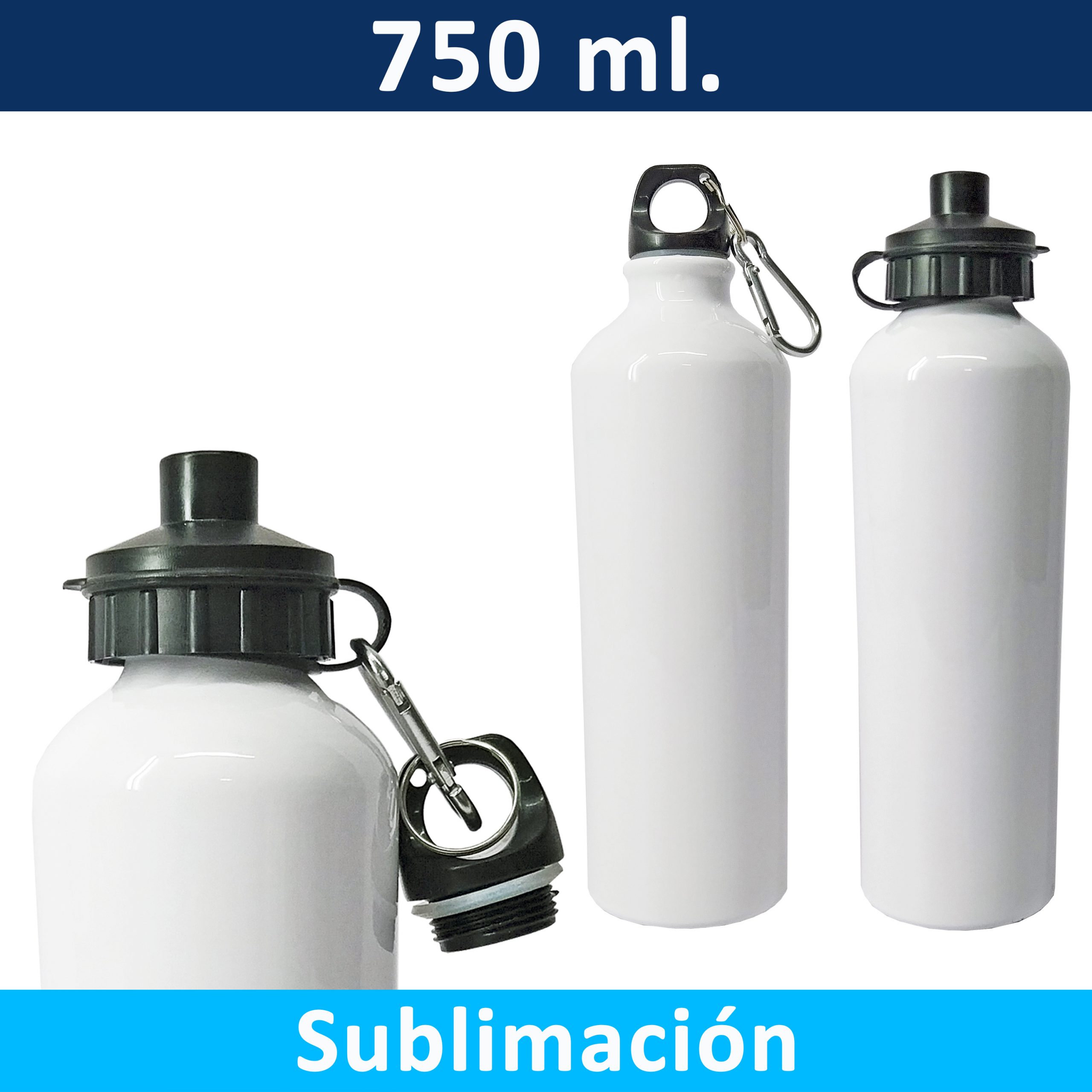 Botella Sublimable Aluminio 750 cc